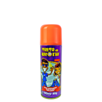 CARNAVAL TINTA P/CABELO SPRAY 150ML LARANJA